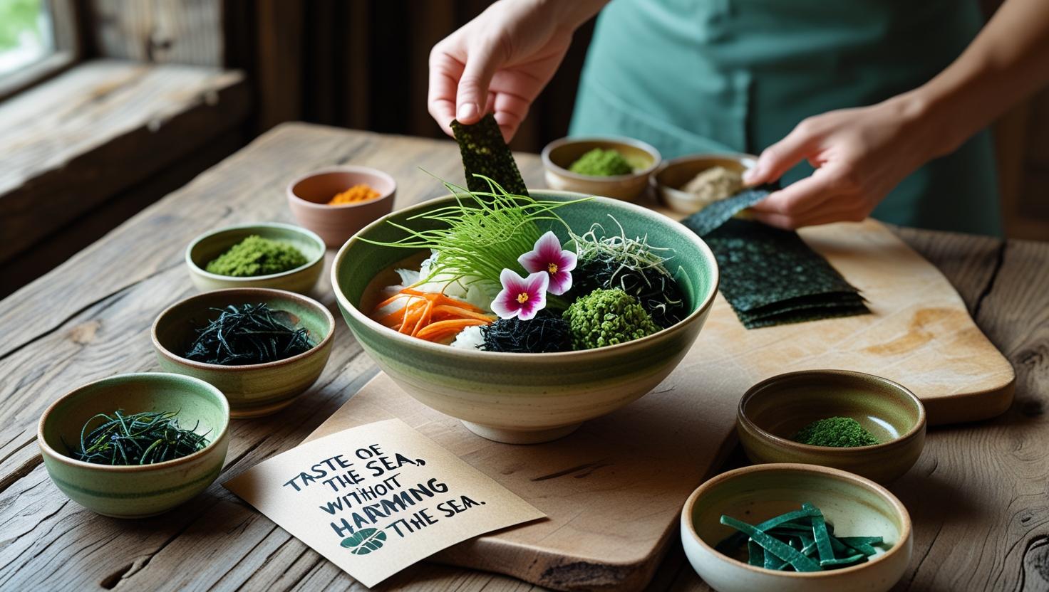 Las Algas y Plantas Acuáticas Revolucionan la Cocina Vegana.