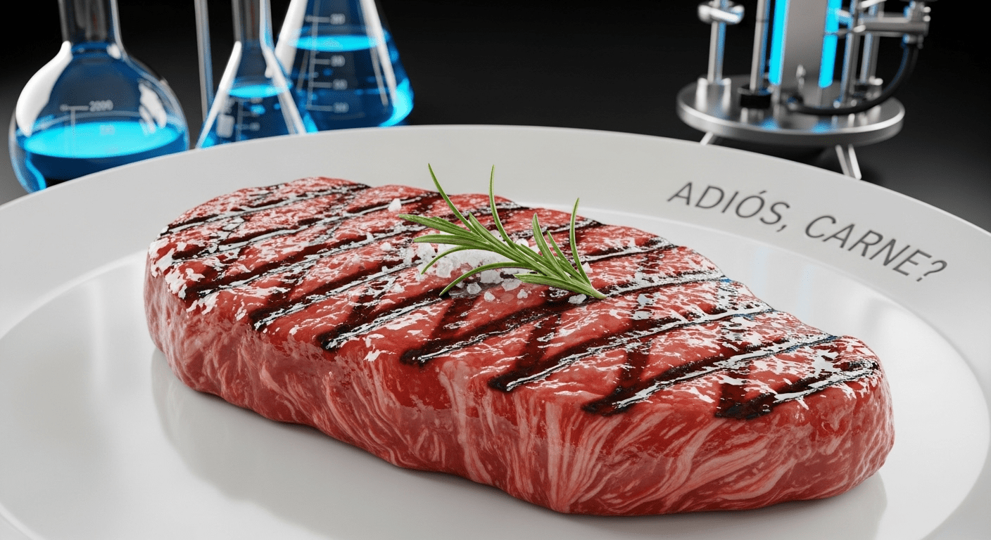 Carne Cultivada: El Primer Filete de Laboratorio Asequible.