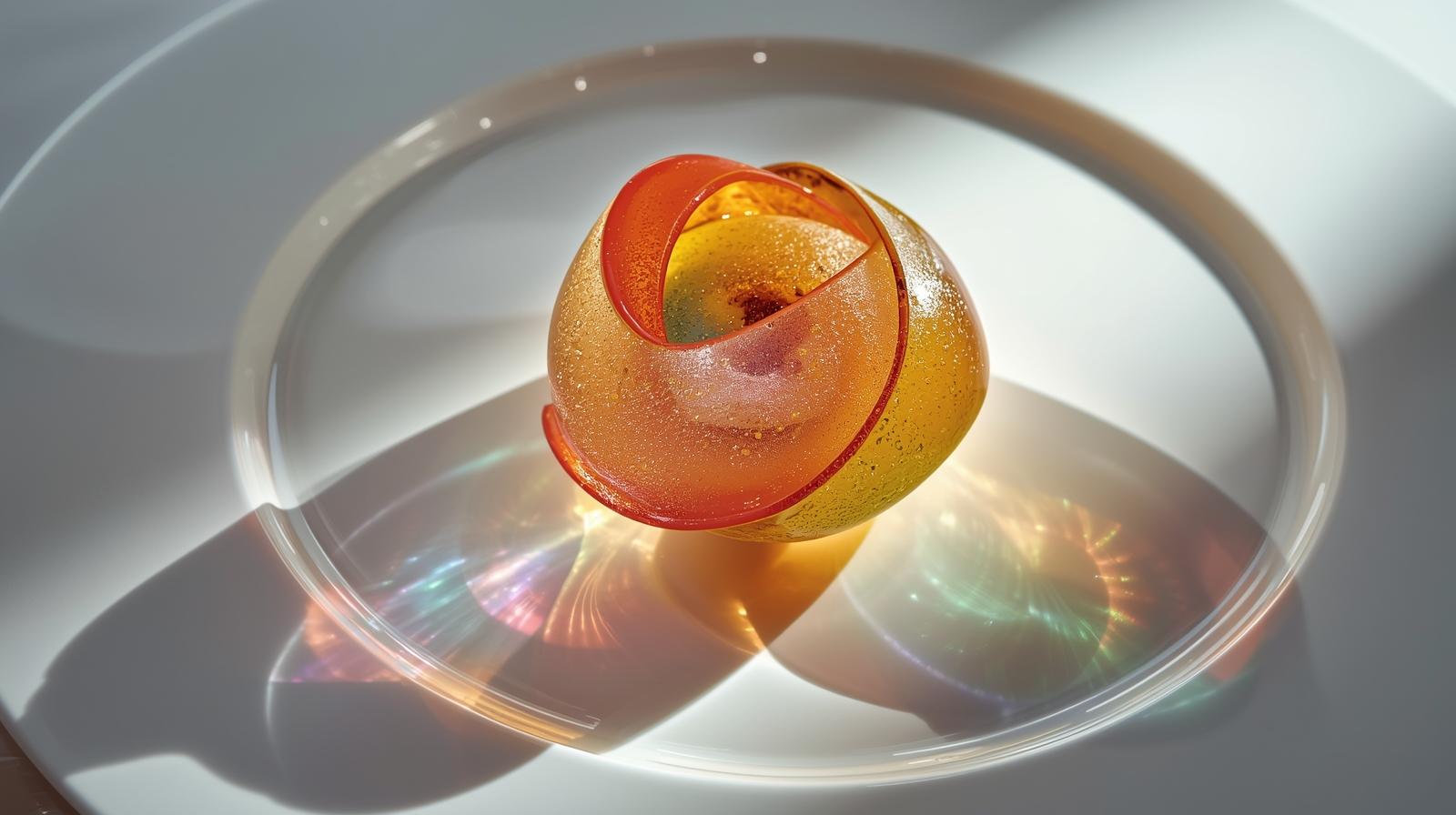 Vidrieras Culinarias Comestibles: El arte de repostería en cristal dulce que se rompe y saborea