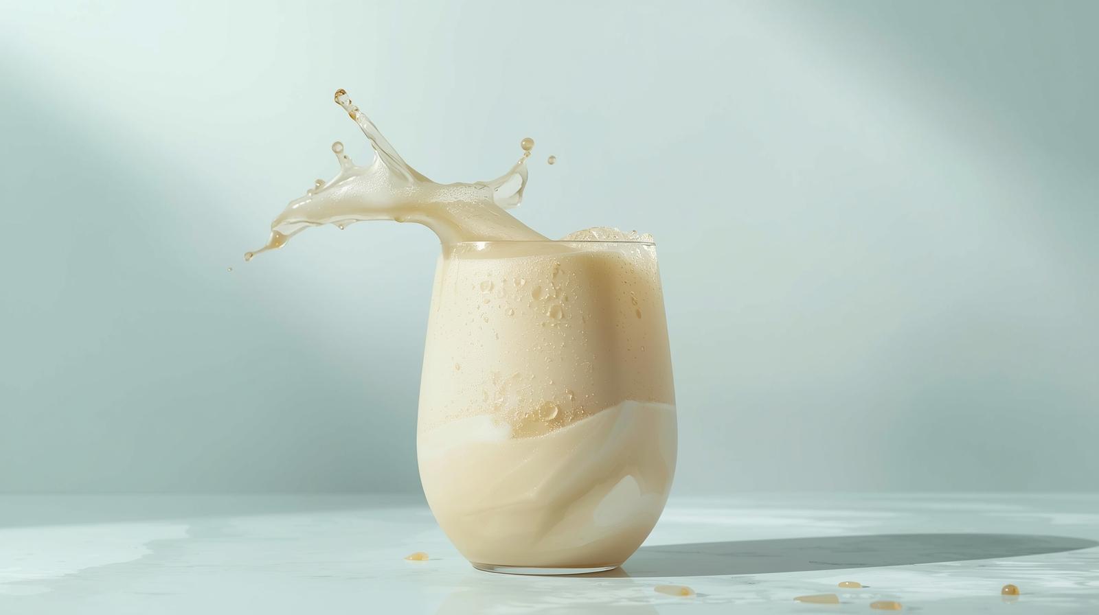 Agua que engaña al hambre: textura de batido sin calorías