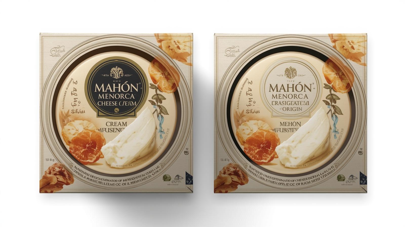 Crema de queso D.O. Mahón-Menorca.
