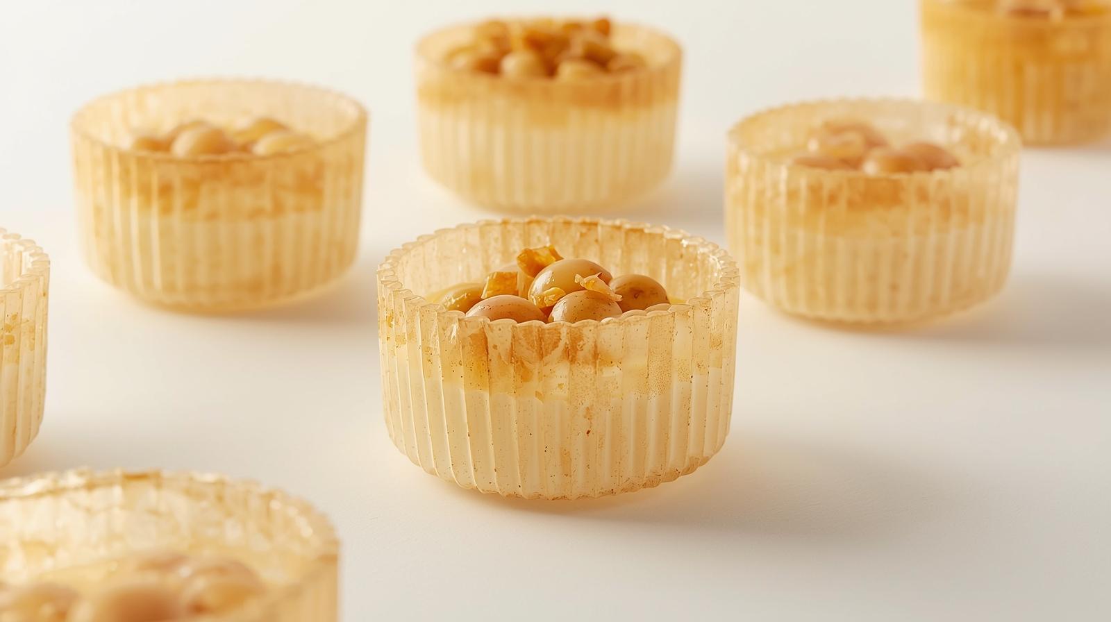 Envases de Celulosa Dulce Comestible.