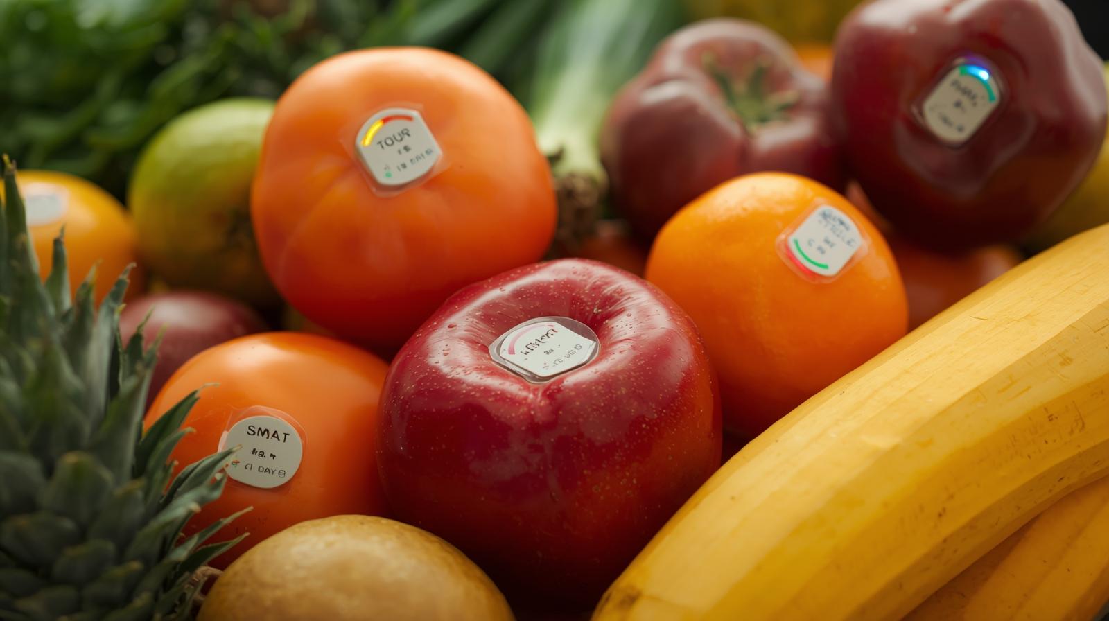 Etiquetas inteligentes que indican cuándo tu fruta o verdura está perfecta
