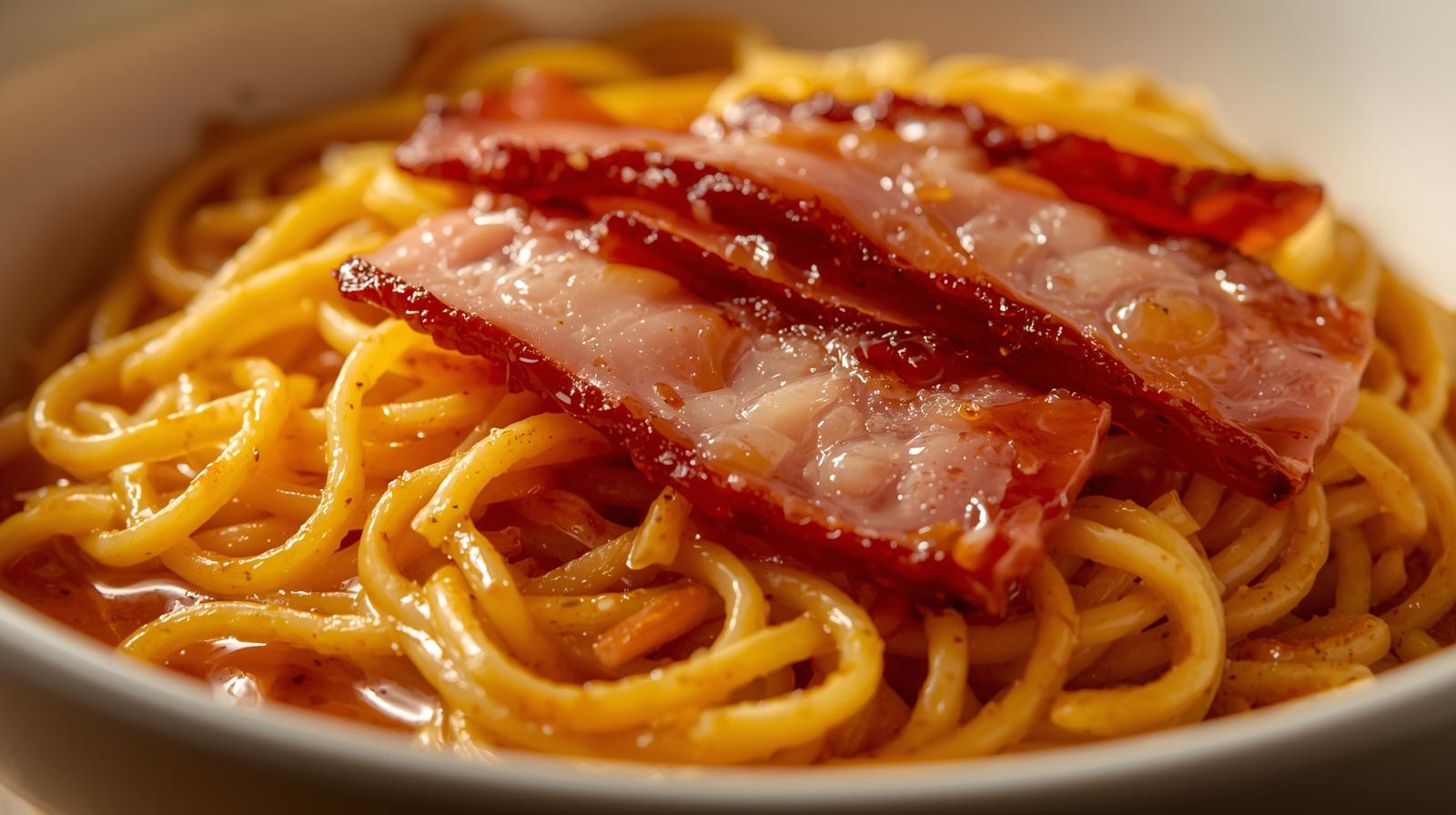 Fideos Essentia con Cárnicos.