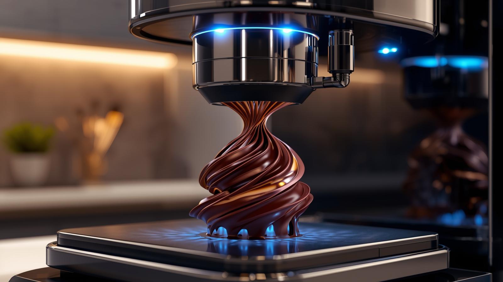 Impresión 3D de Chocolate ‘On-Demand’.