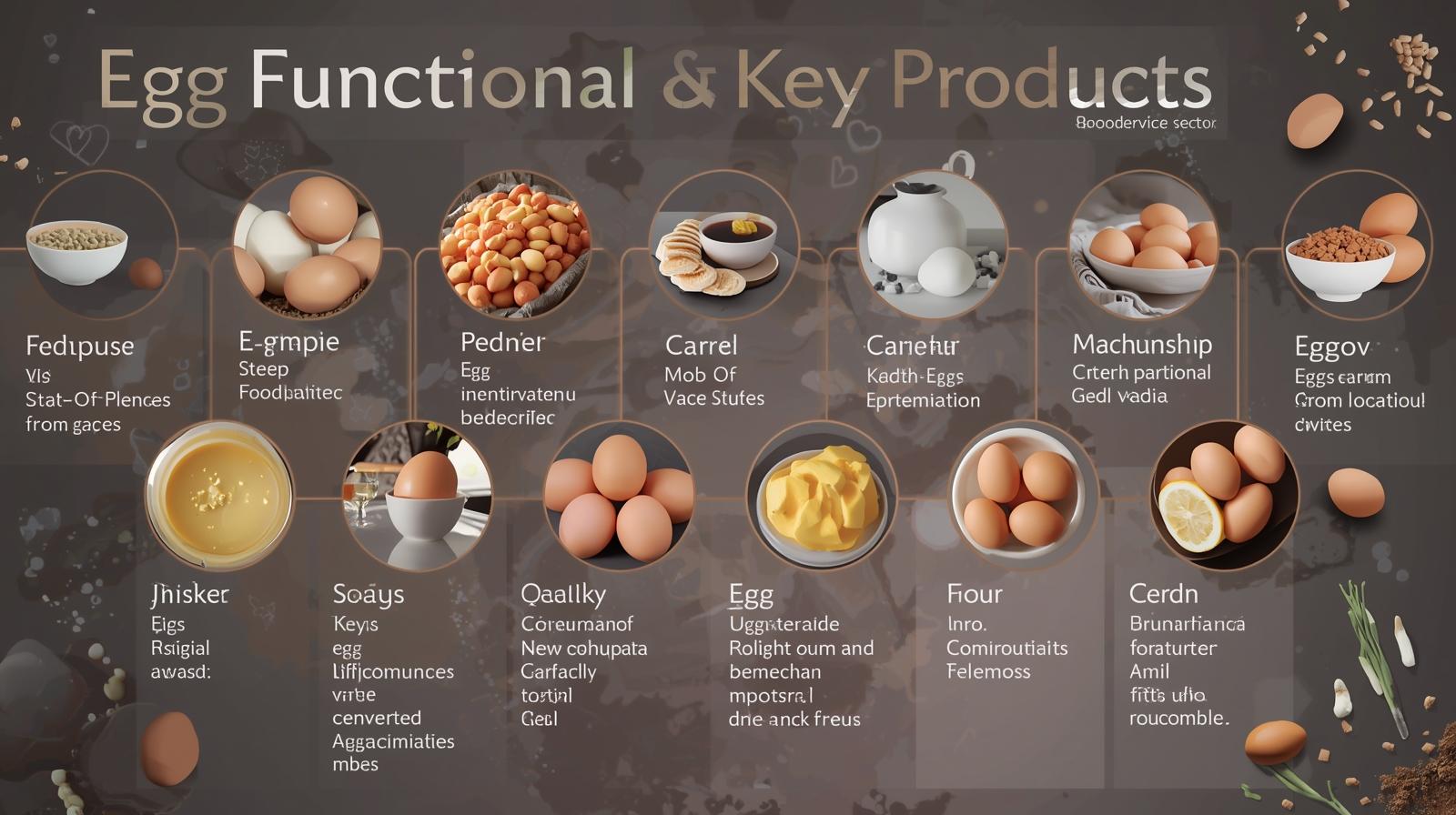 Ovoproductos Ingredientes funcionales.