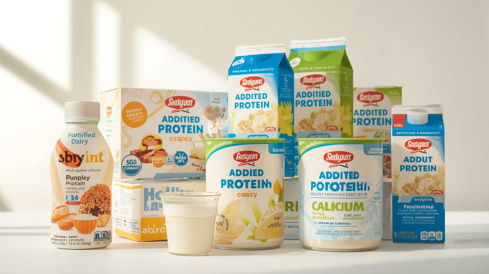 Lácteos enriquecidos.