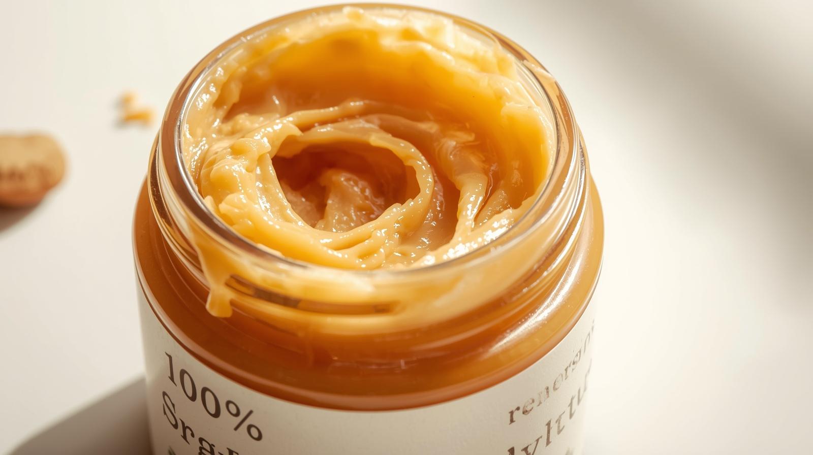 Manteca cien por ciento de semilla de albaricoque renueva