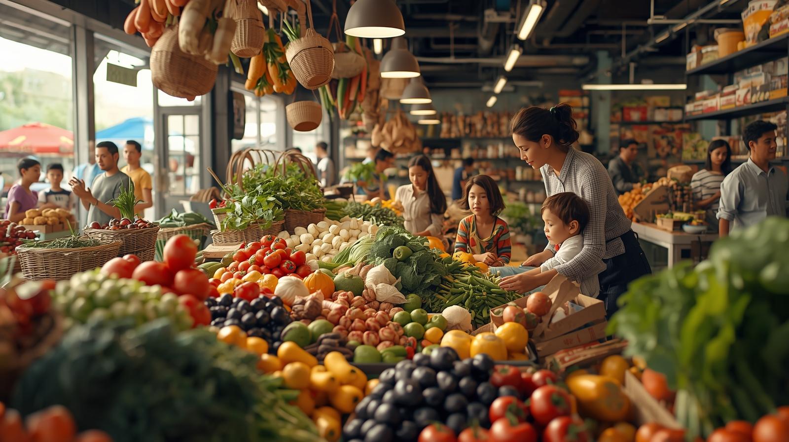 Mercado local y salud familiar: qué gana tu alimentación.