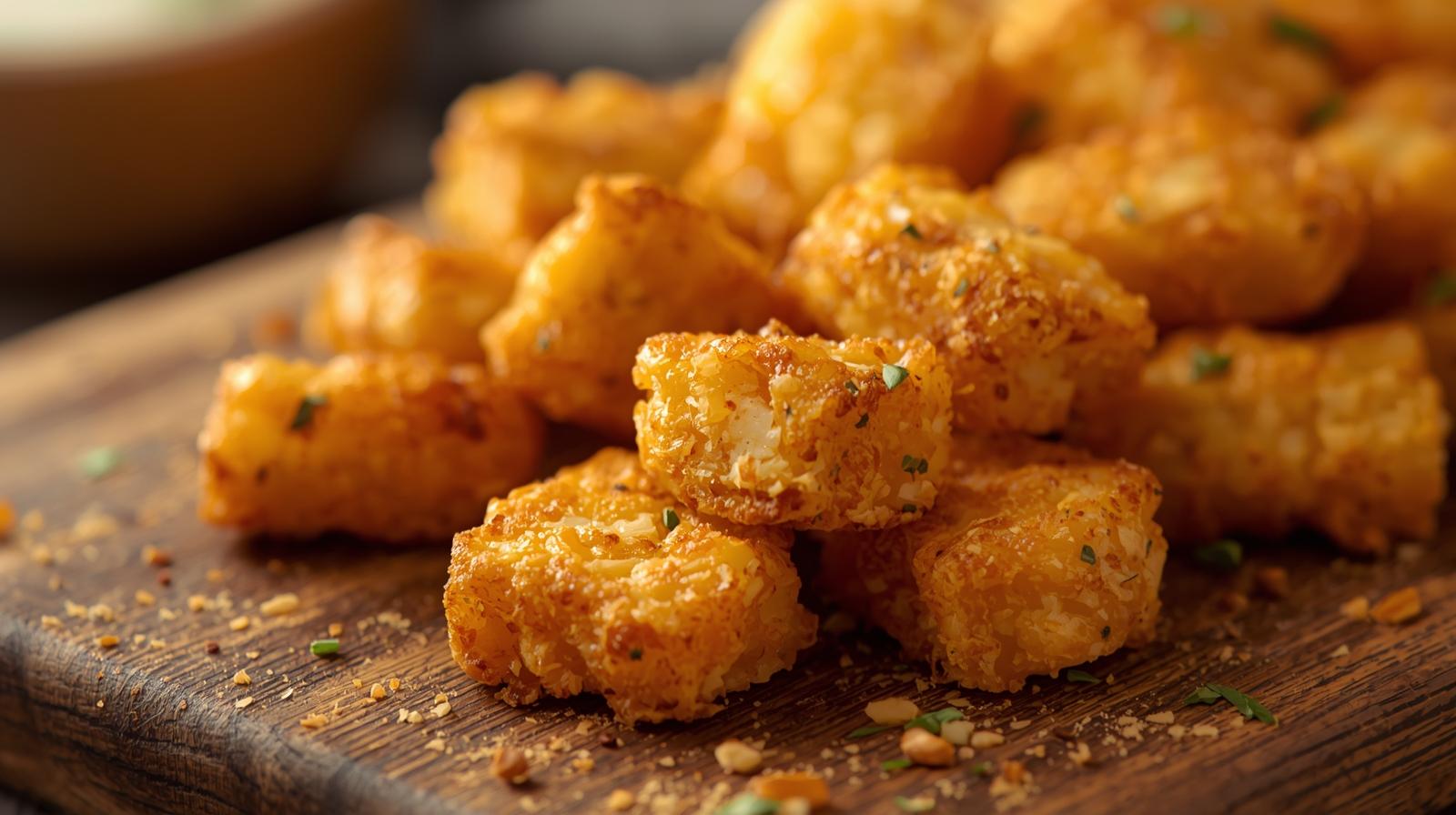 Nuggets de ‘queso’ de patata.