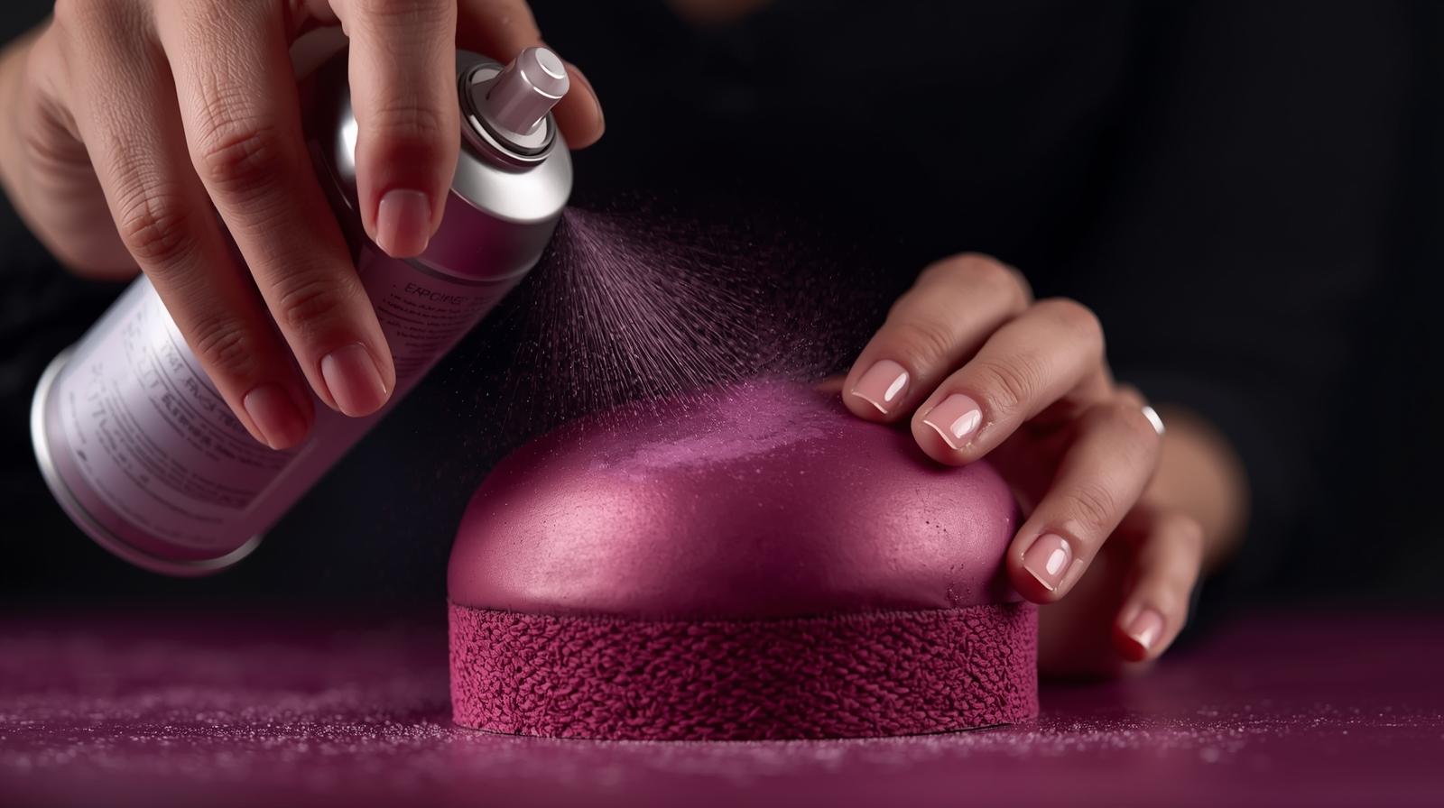 Spray de Terciopelo Comestible DIY.