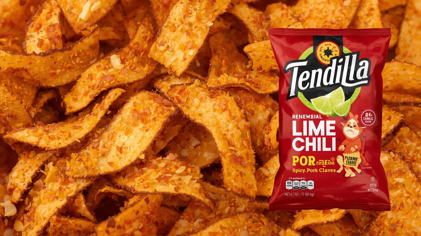 Torreznos sabor lima y chili.
