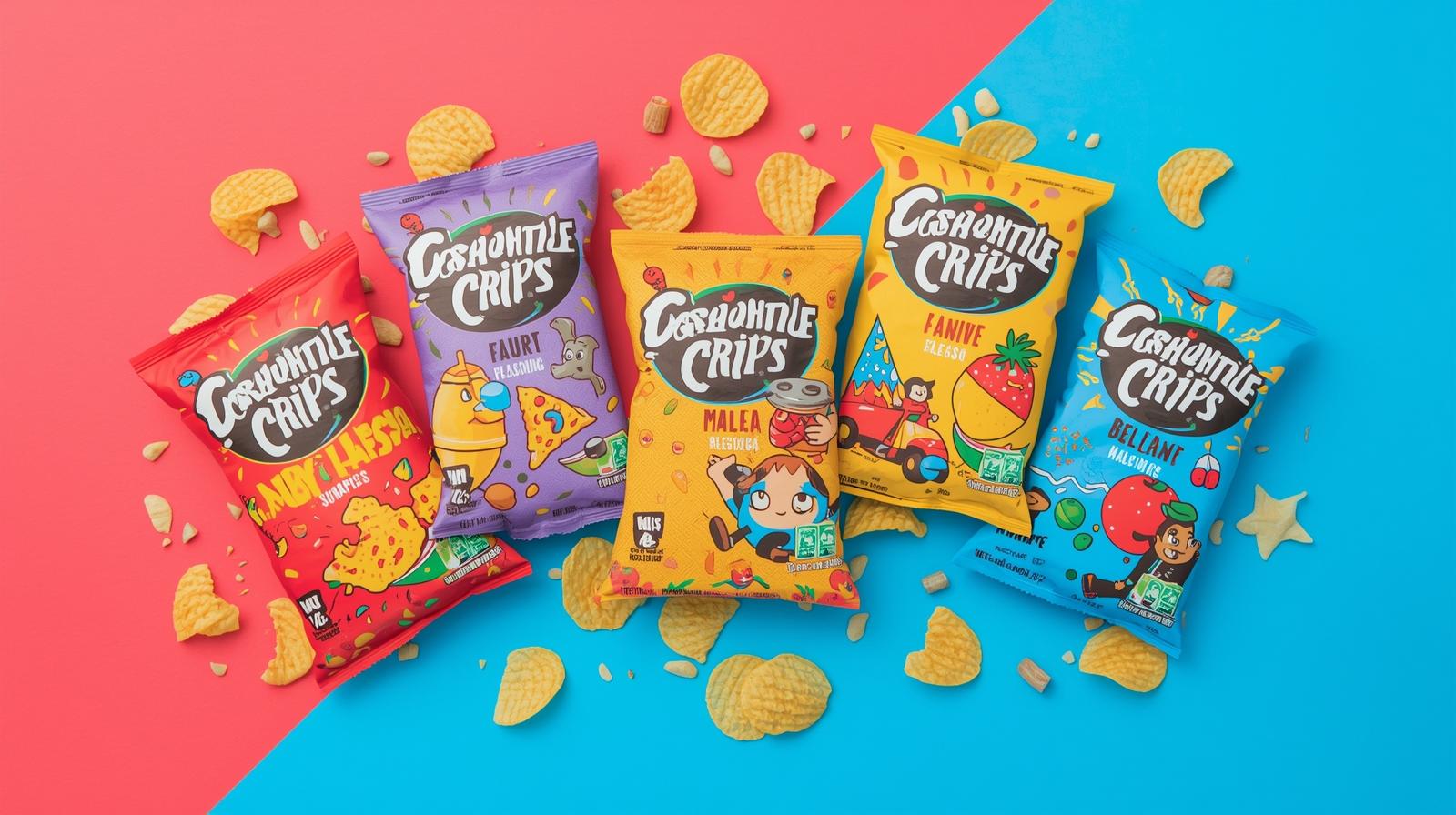 Weirdo: Una línea de patatas fritas con cinco sabores disruptivos…