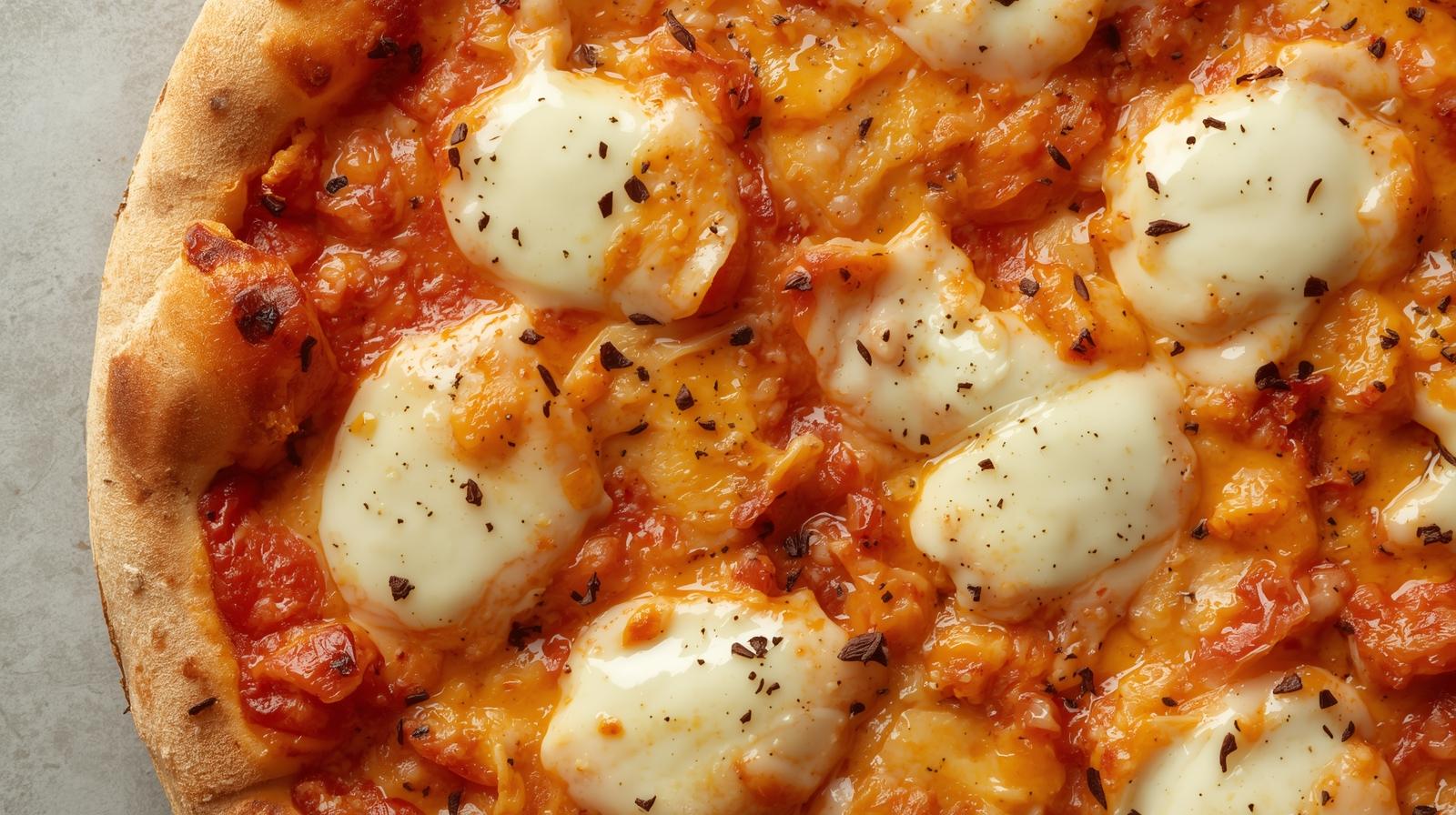 Caseína acelular: ofrece pizzas vegetales.