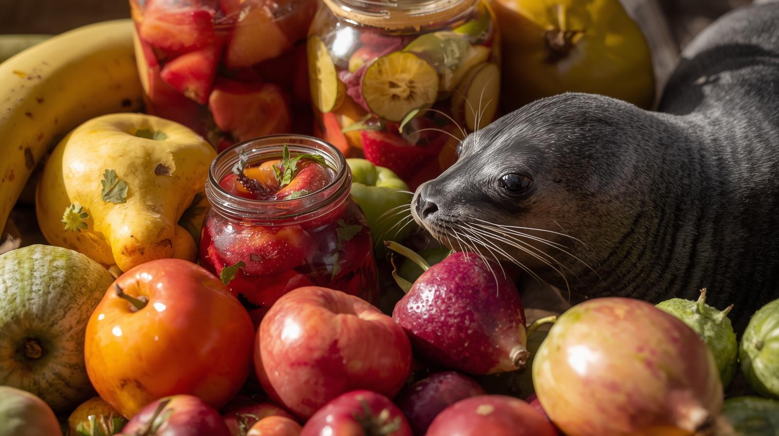 Conservas del día anterior: encurtidos zero waste con excedente de frutería y sello de comercio local.