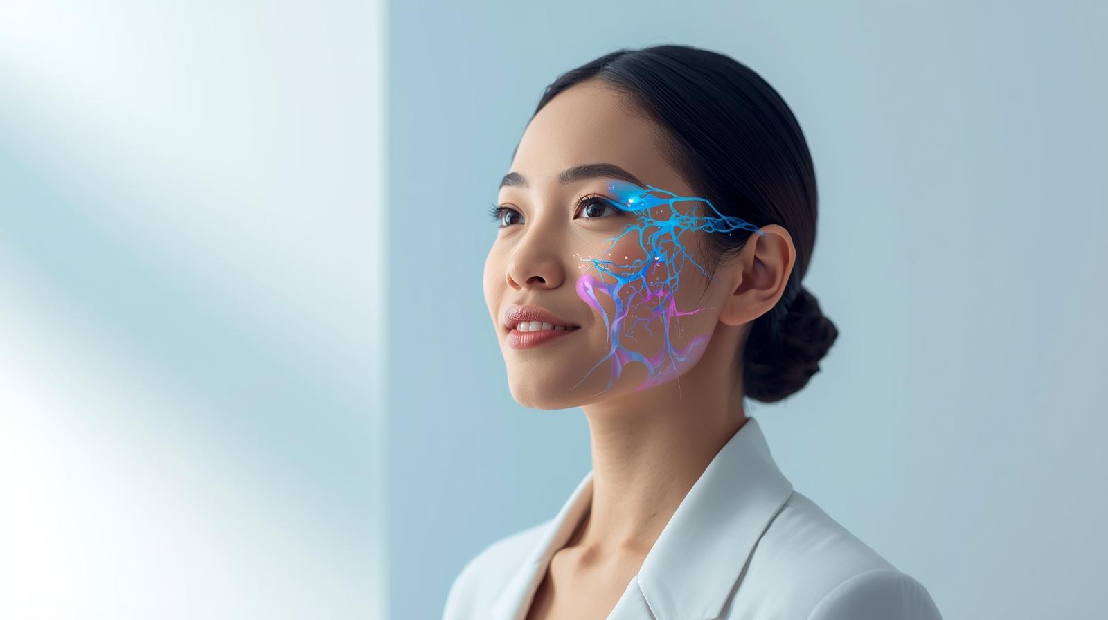 Neurocosmética y texturas de dopamina.