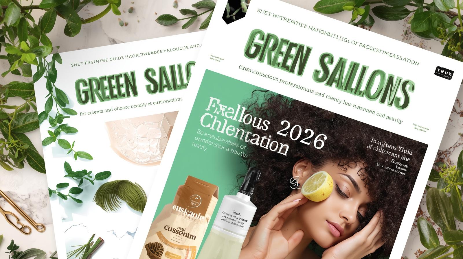 Salones de peluquerías verdes 2026.