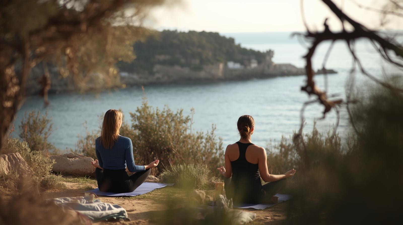 Sesiones de yoga y respiración.