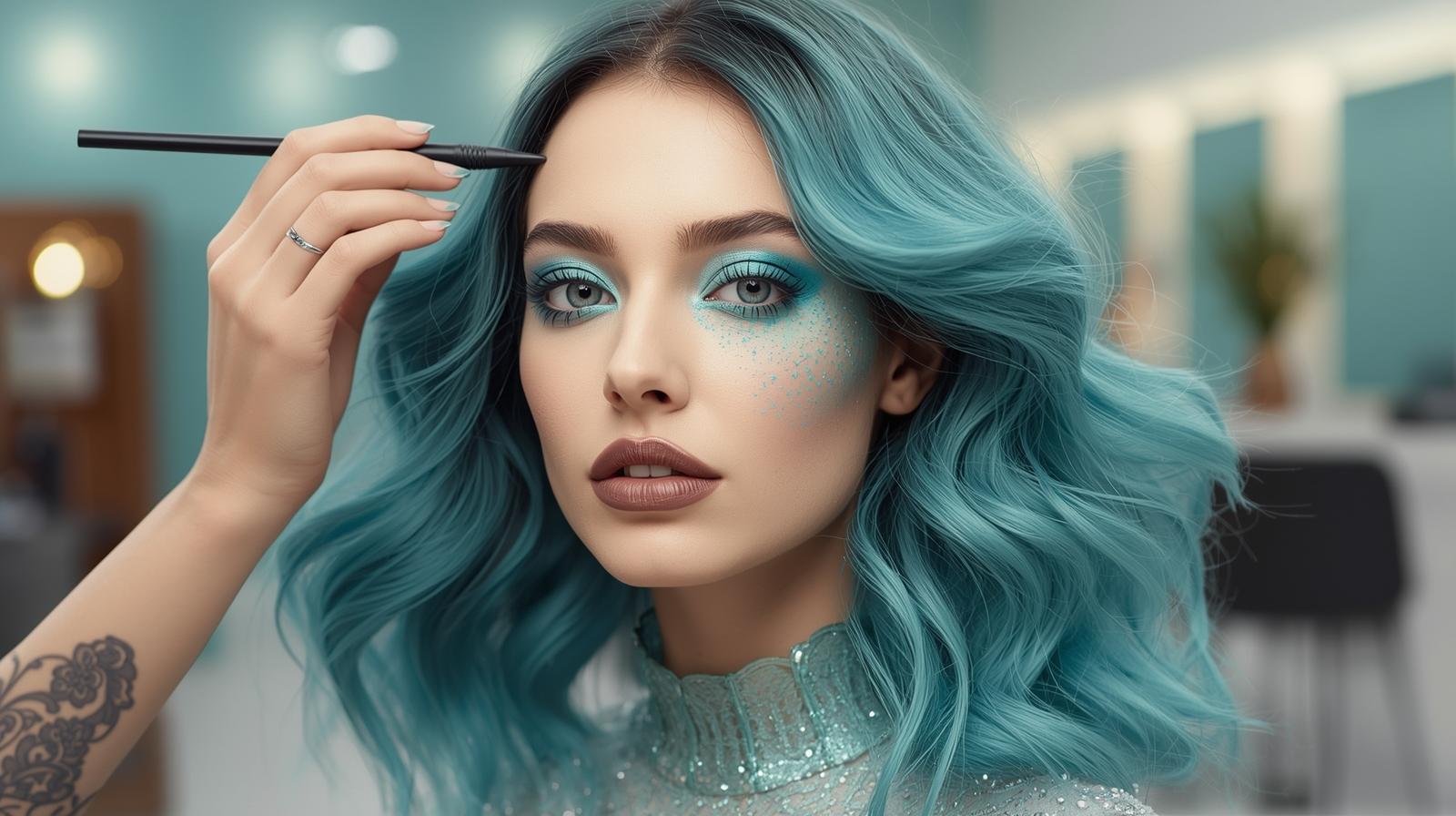 Transformative Teal y Cloud Dancer.