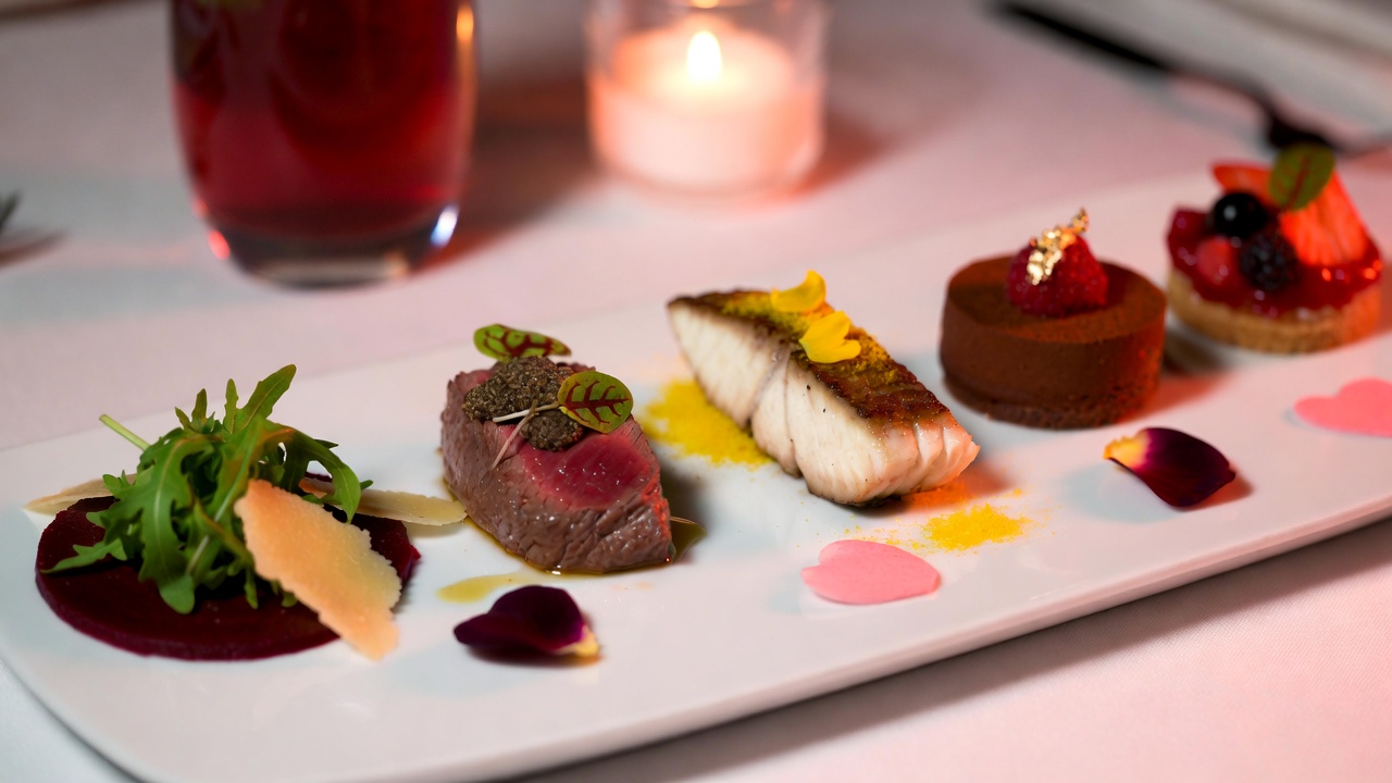 Menú Degustación Corto 3–4 pases pequeños y elegantes. Experiencia Sant Valentin