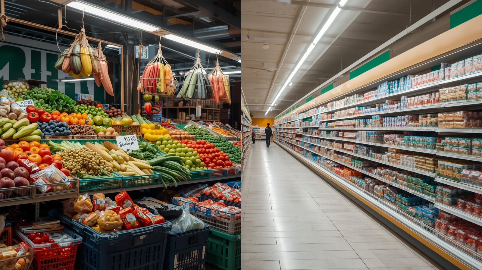 Mercado local vs supermercado en el Baix Llobregat: cómo ahorrar en la compra semanal