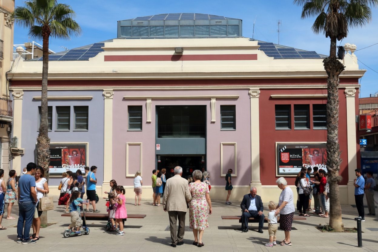 Mercado Municipal de la Plaça de Catalunya en Gavà