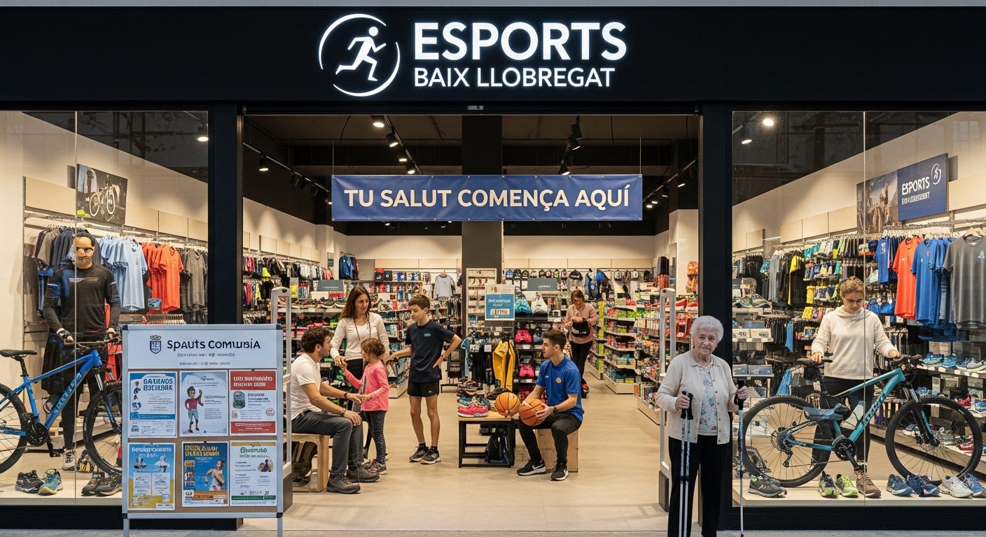 Comercio deportivo local en el Baix Llobregat