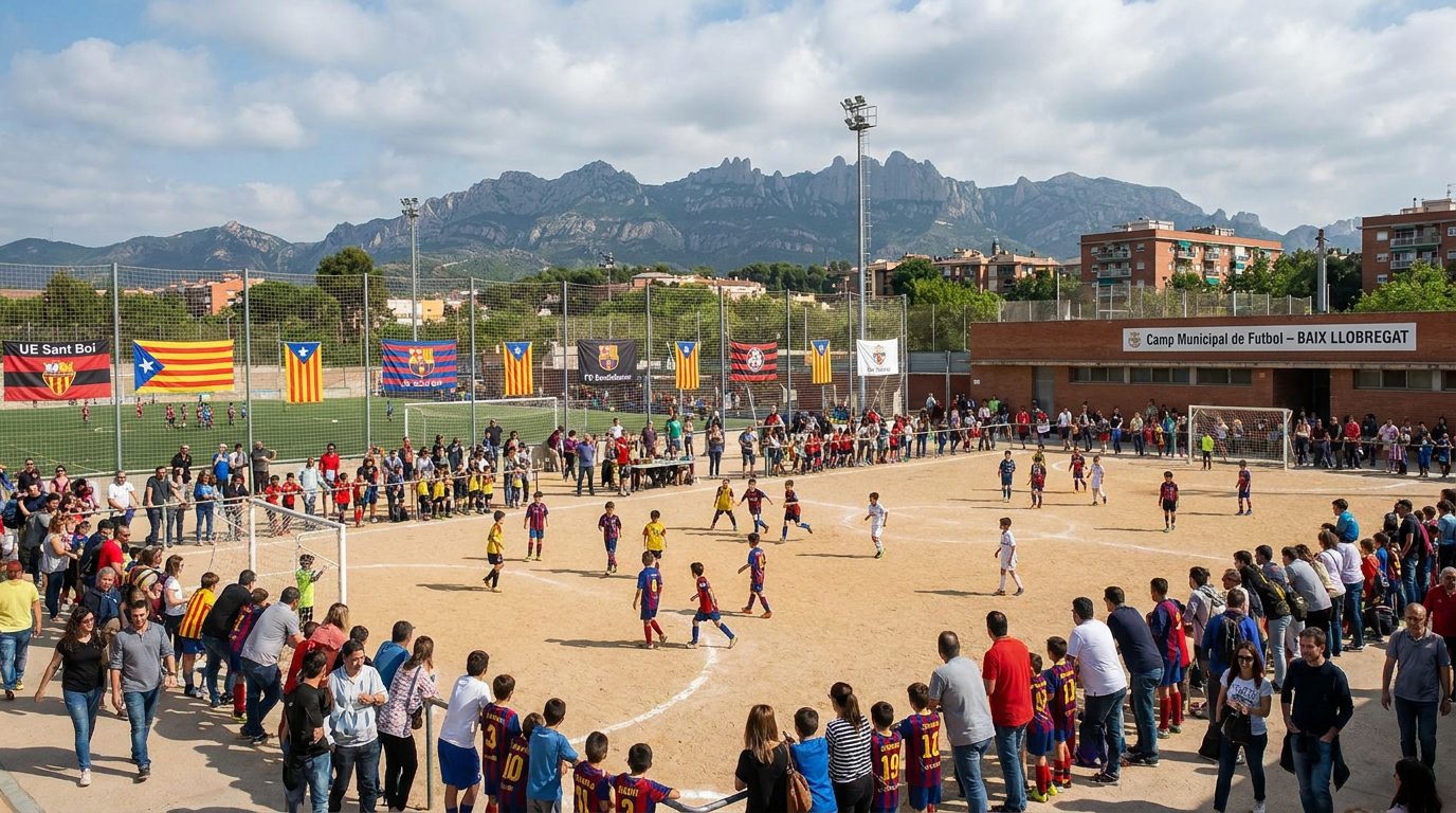 La fuerza del futbol base en el Baix Llobregat