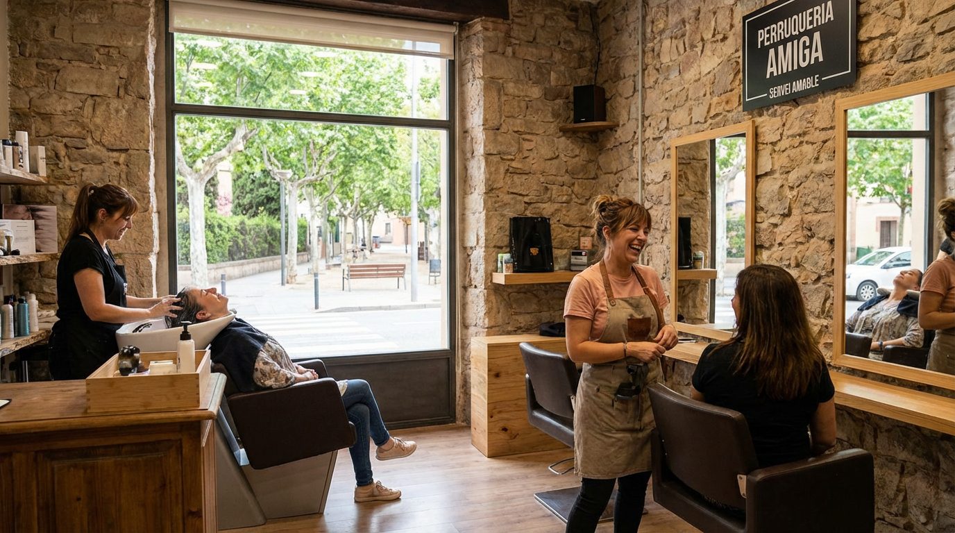 Peluquerías en La Palma de Cervelló.