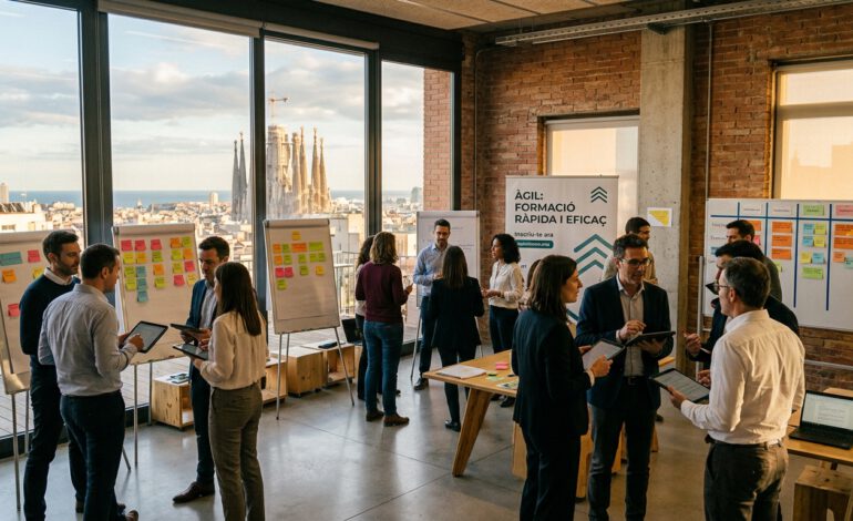 Formación ágil en Barcelona: adiós a cursos largos