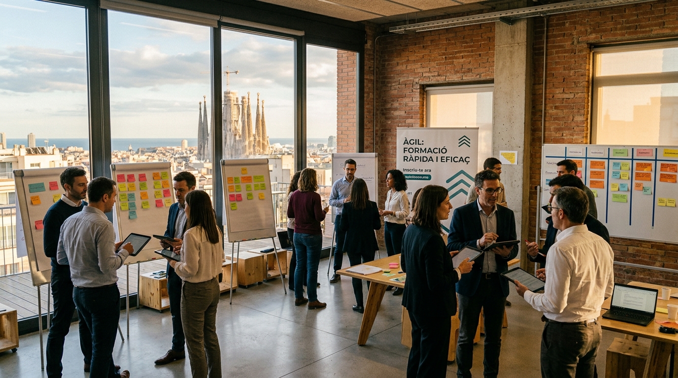 Formación ágil en Barcelona: adiós a cursos largos