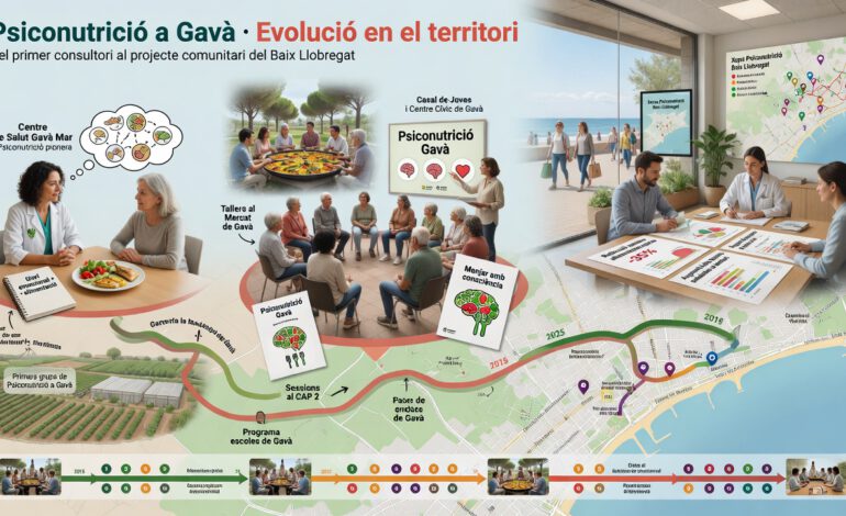 Psiconutrición en Gavà y su evolución en el territorio