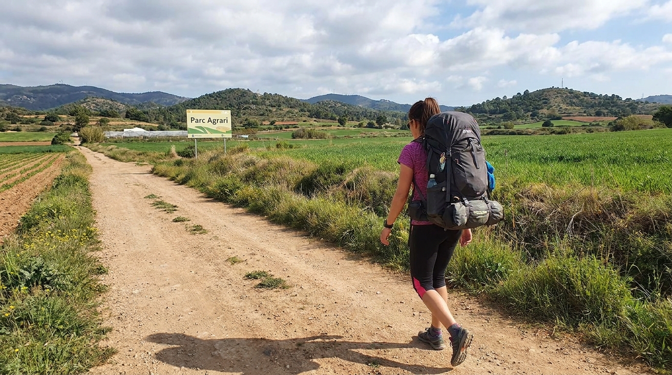 Rucking en el Baix Llobregat caminar con peso.