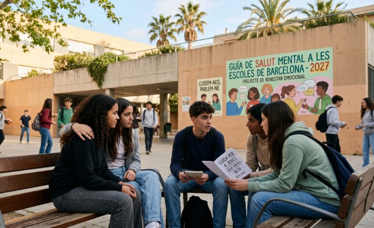 Salud mental en escuelas de Barcelona: guía 2027