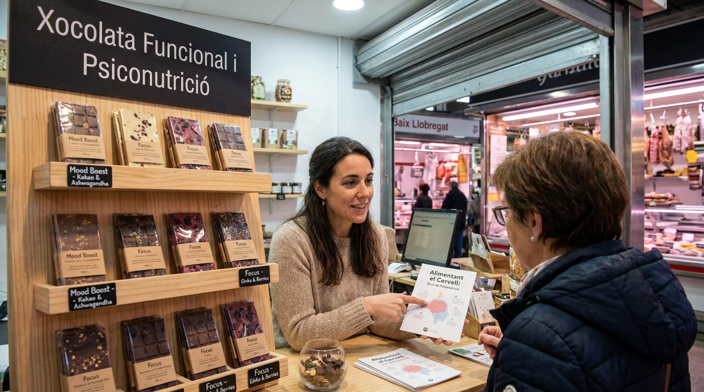 Chocolate funcional y psiconutrición Baix Llobregat.