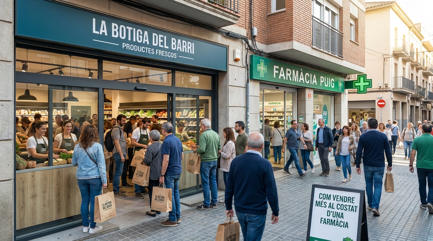 Vender más estando al lado de una farmacia Baix Llobregat