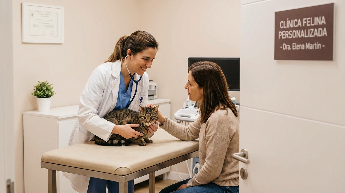 Medicina felina avanzada Baix Llobregat Trato diferenciada