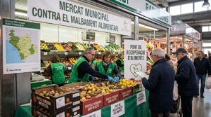 Mercados lucha contra desperdicio alimentario Baix Llobregat