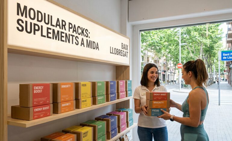 Packs modulares nuevo modelo suplementación Baix Llobregat