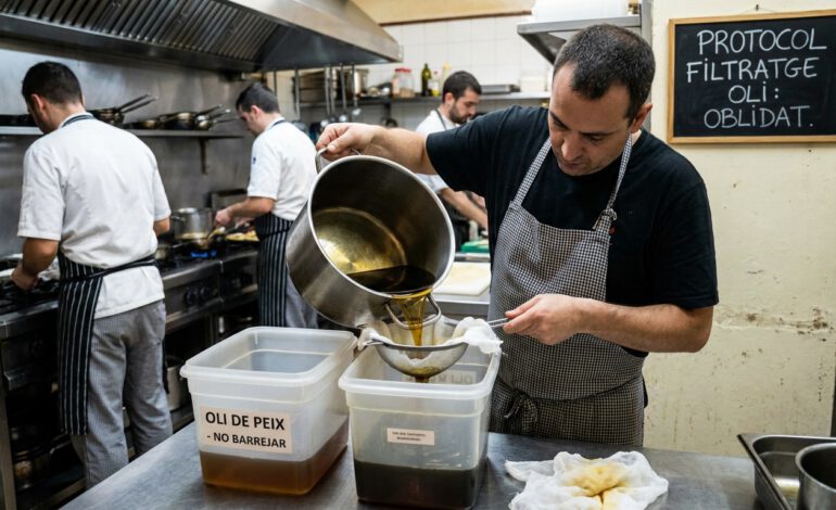Guía Reutilizar aceites sin cruzar sabores Baix Llobregat