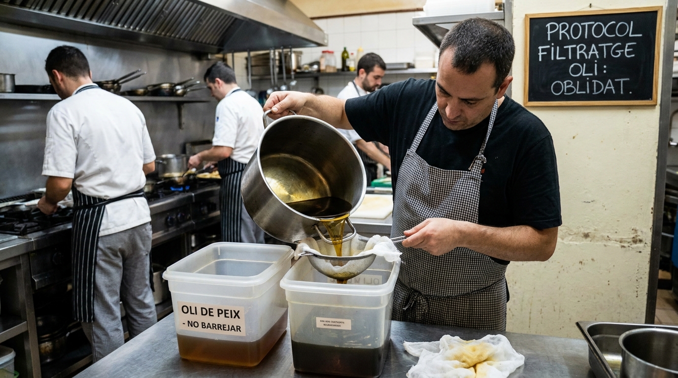 Guía Reutilizar aceites sin cruzar sabores Baix Llobregat