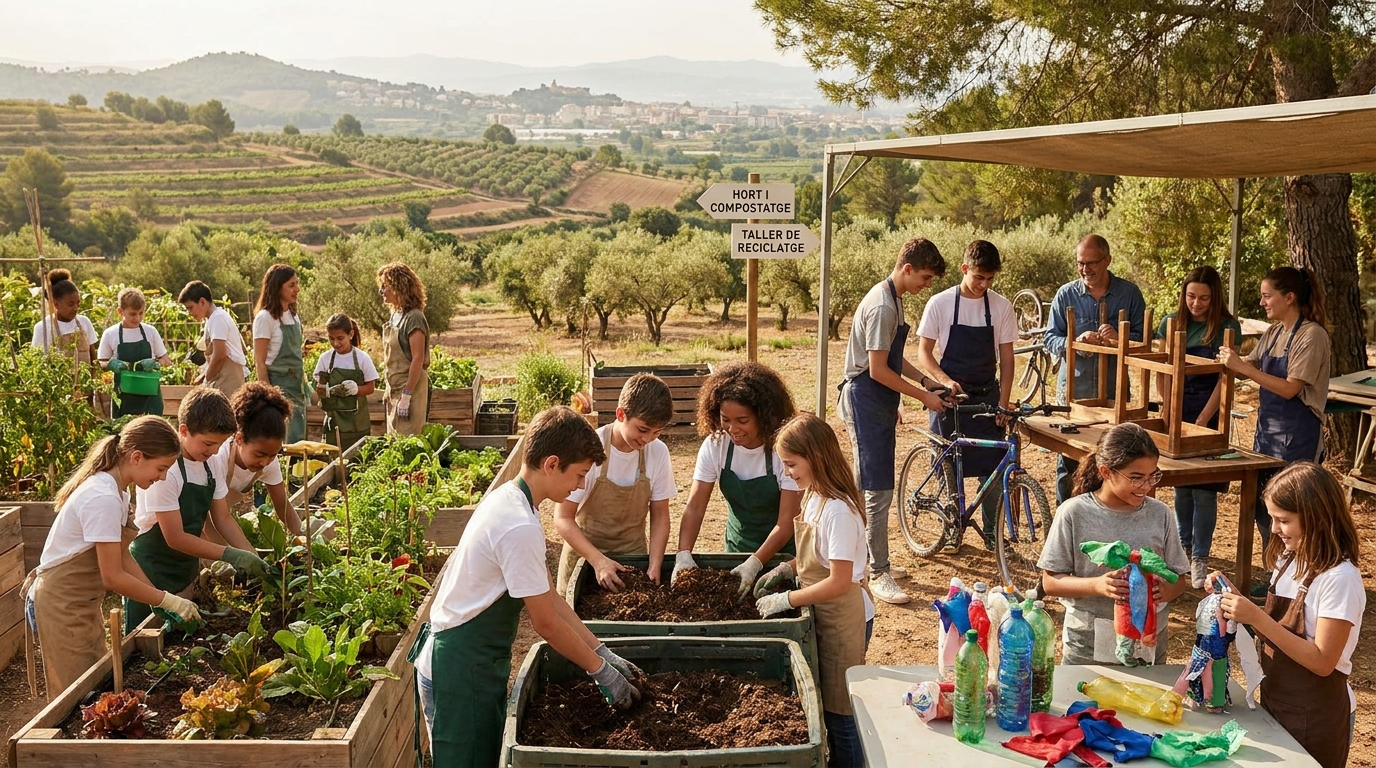 Economía circular en la escuela del Baix Llobregat