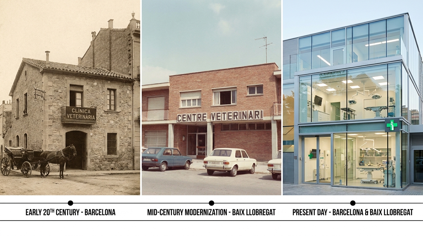 Evolución clínicas Veterinarias Barcelona – Baix Llobregat