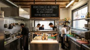 Redistribución de cocina para restaurantes pequeños en Baix Llobregat