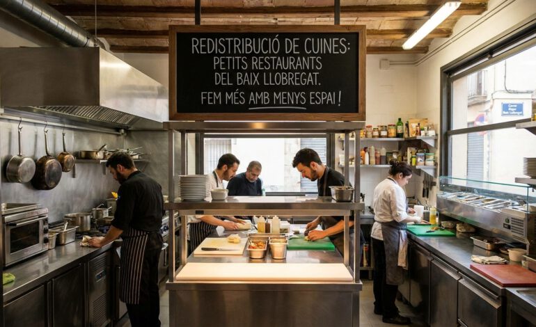 Redistribución de cocina para restaurantes pequeños en Baix Llobregat