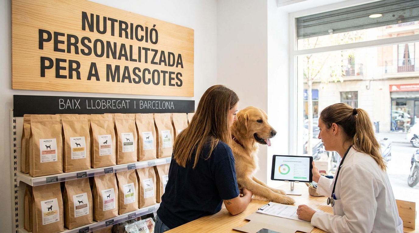 Nutrición personalizada mascotas Baix Llobregat y Barcelona