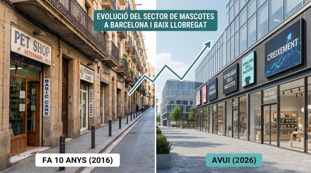 Evolución del sector mascotas en Barcelona y Baix Llobregat