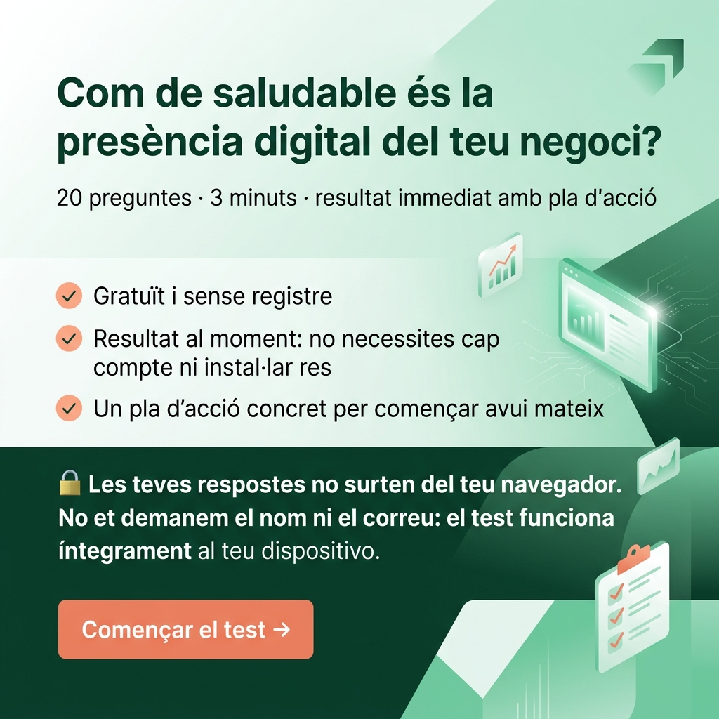 Com de saludable és la presència digital del teu negoci?