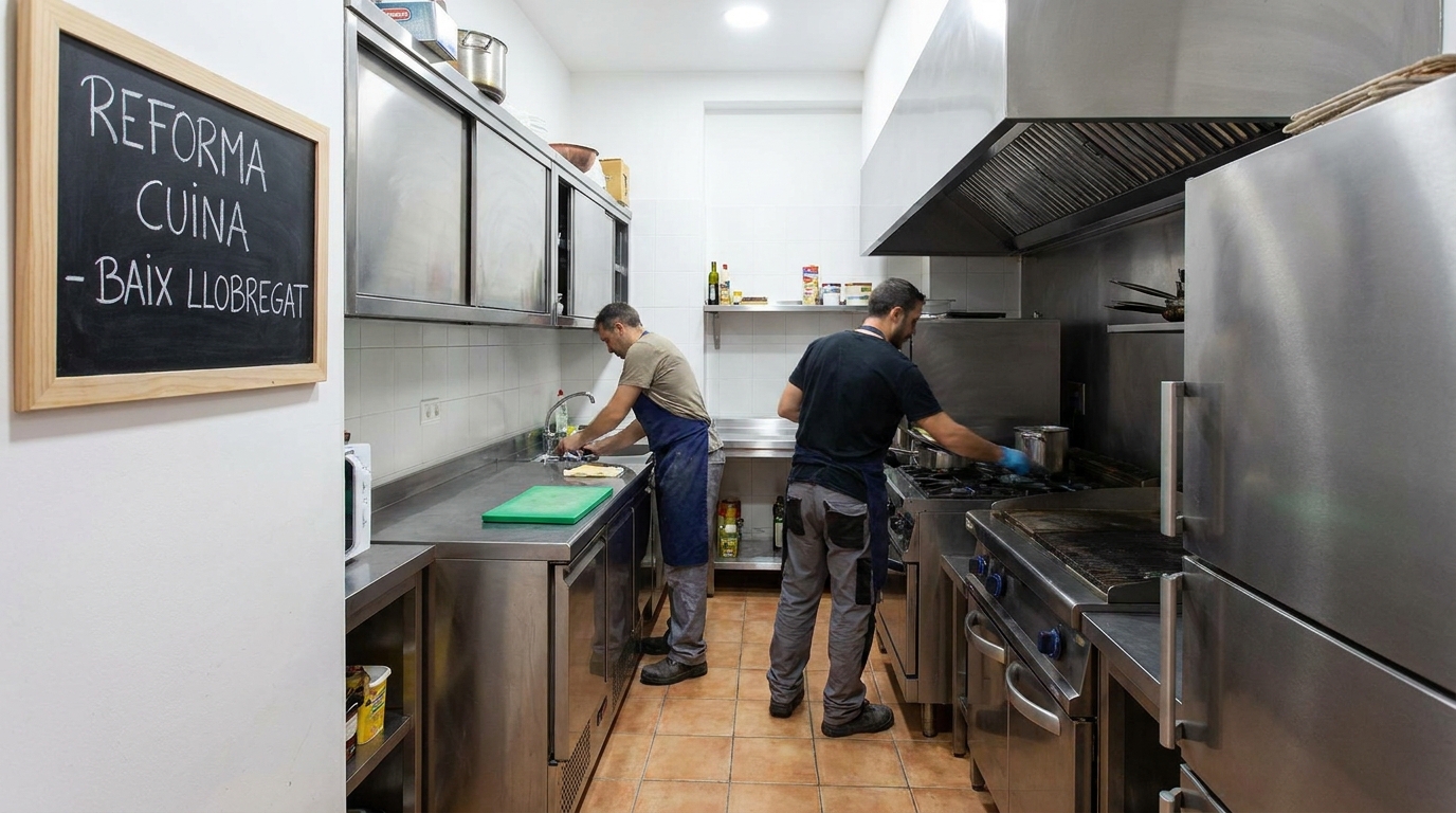 Redistribución de cocina pequeña en Baix Llobregat