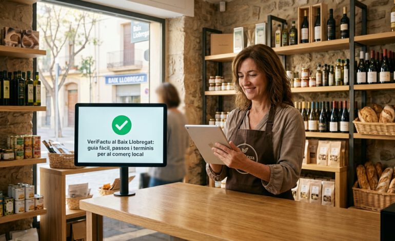 uía VeriFactu en el Baix Llobregat: conoce los plazos, comprueba si afecta a tu comercio y descubre cómo adaptar tu TPV sin compras precipitadas.